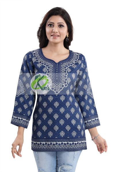 Buy Becky Embroidered Hi-Lo Tops for Women Online in India